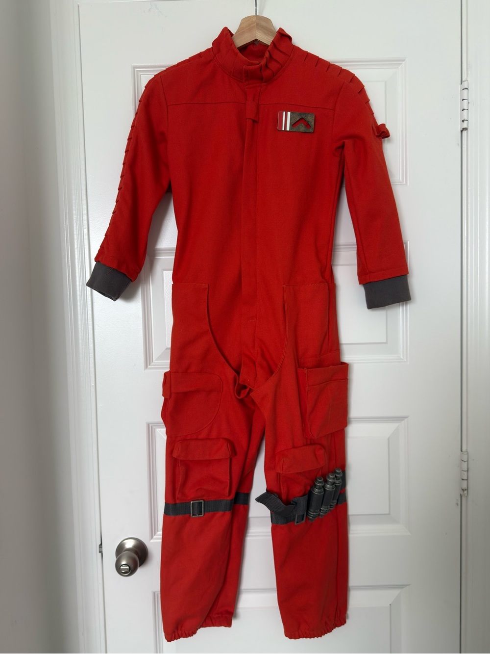 Star Wars Rebel Pilot Costume Youth Medium Galaxy’s Edge Orange Canvas X Wing